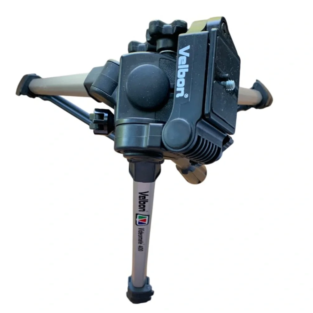 VELBON Videomate 400 Deluxe Lightweight Camcorder Tripod Includes Original Box